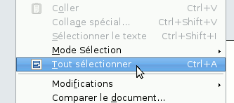 Tout sélectionner